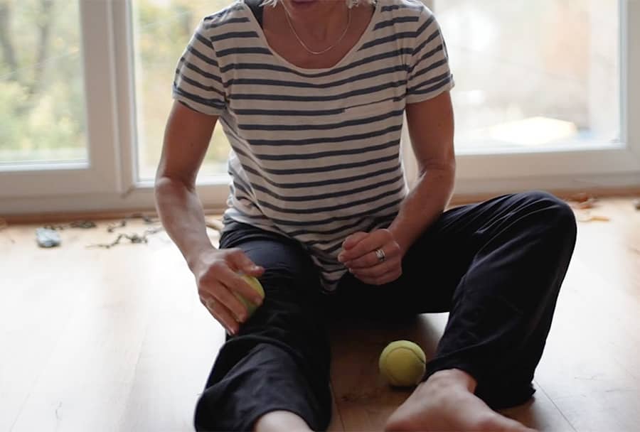 Tennis Balls Fascia-Release to Help Activate Lymph Drainage and Relax Your Whole System